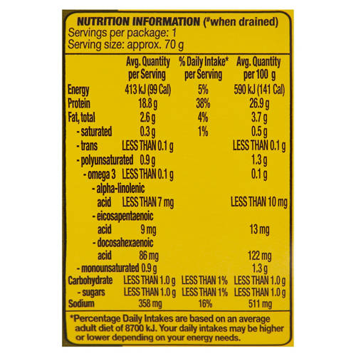 Italian Style Yellowfin Tuna Chunks in Oil 95g